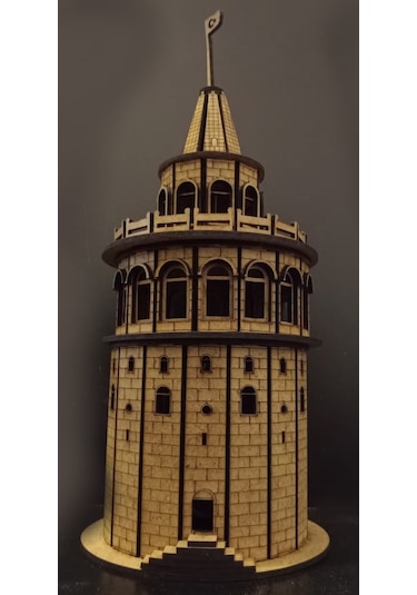 TLR hobi Galata Kulesi Ahşap Maket