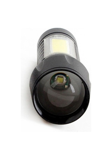 Watton Mini Çok Güçlü Şarjlı El Feneri Wt-030-6548 Siyah