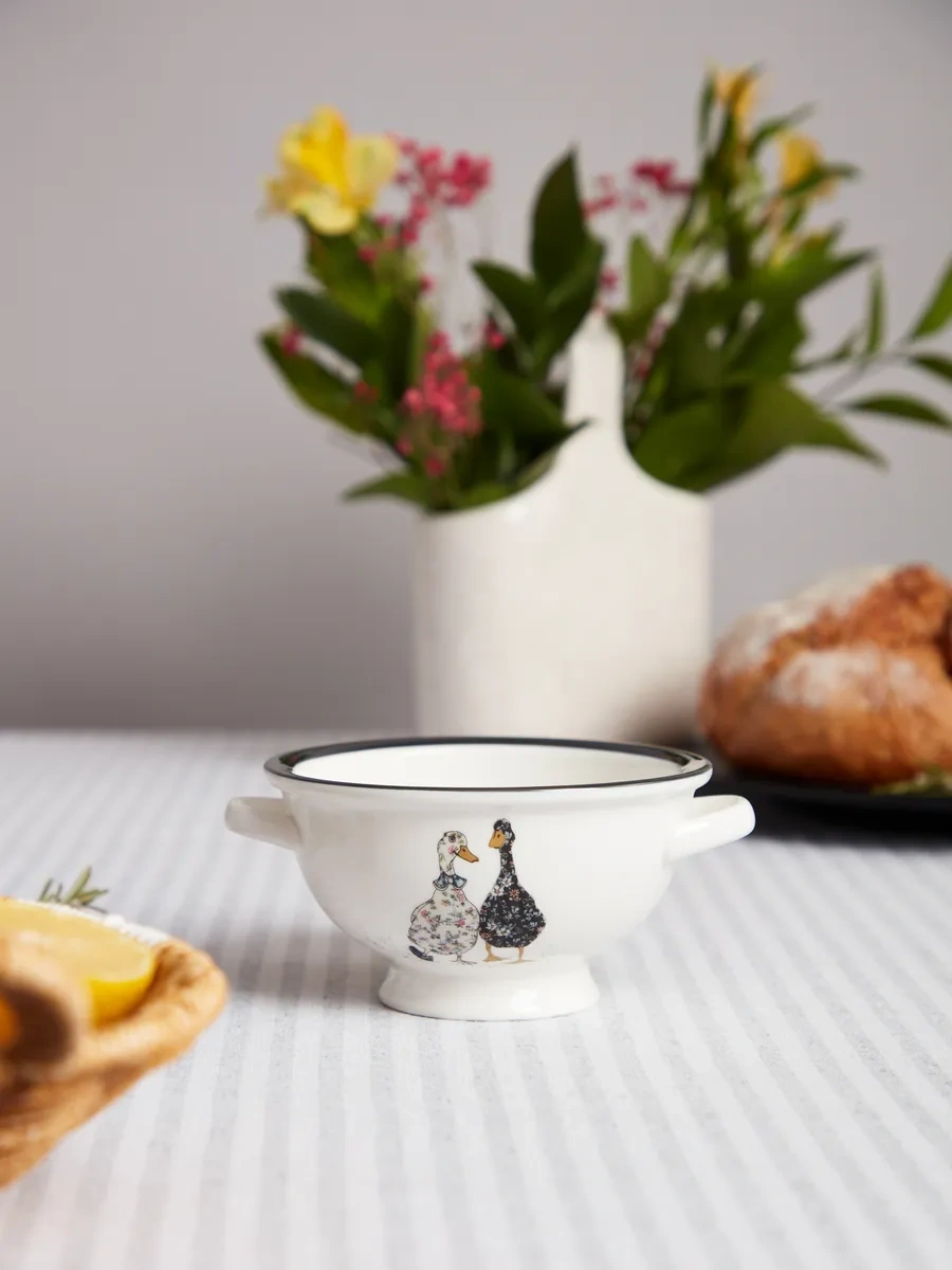 Lefard Family Farm Kollu Porselen Salata Kasesi 300 Ml 155853914 Beyaz