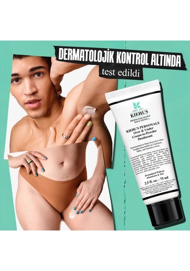 Kiehl's Over & Under Cream-to-powder Deodorant 75 Ml