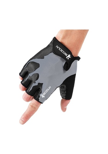 Pazly Şok Emici Dolgulu Spor Eldivenleri - Kaymaz Bisiklet Yarım Parmak Eldiveni Ağır