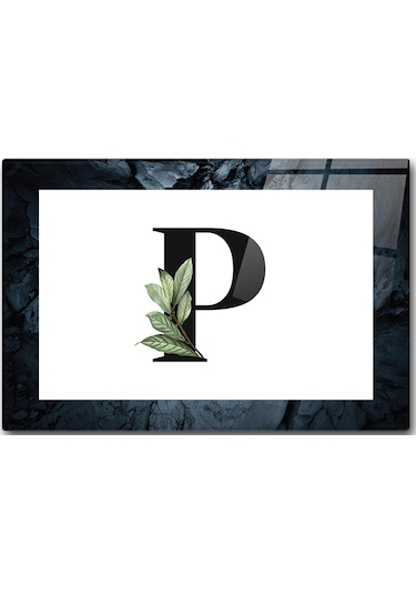 Decorita Cam Kesme Tahtası - Cam Kesme Tablası Harfli Tasarım P 20 CM x 30 CM