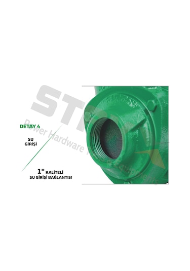 Mrs-Max Qb60 Elektrikli Su Motoru 0.5Hp 1 Inç N11.584