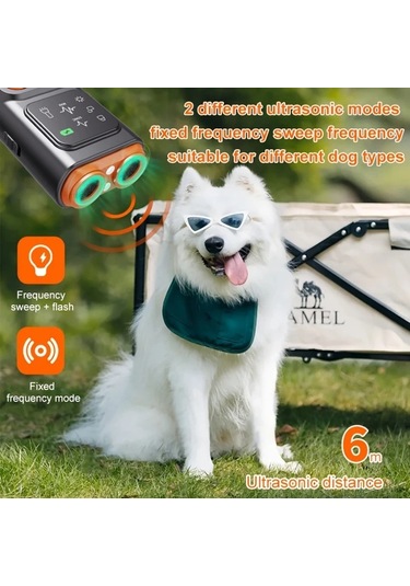 Willowhaven Siyah P7 Alarm Ve Uzaktan Kumandalı Şarj Edilebilir Ultrasonik Köpek Çekici Su Geçirmez Usb Şarj Veranda Bahçe Ve Evcil Hayvan Alanları İçin