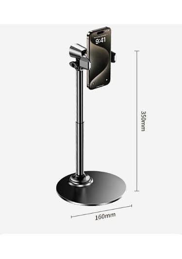 Moly 360 Derece Dönen Alüminyum Alaşımlı Masaüstü Akıllı Akış Cihazı