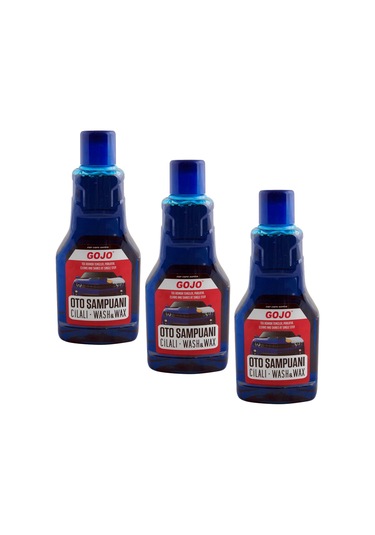 Gojo Cilalı Oto Şampuanı 3'Lü