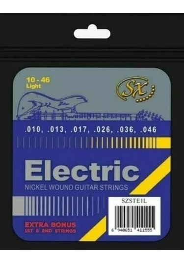 Sx Szste1l Light Elektro Gitar Teli 10-46