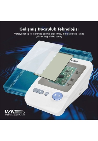 1304 Kol Tipi Koldan Ölçer Otomatik Dijital Tansiyon Aleti 5 Yıl Garantili
