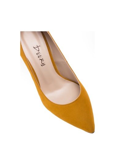 Deery Sarı Süet Kadın Stiletto Sarı