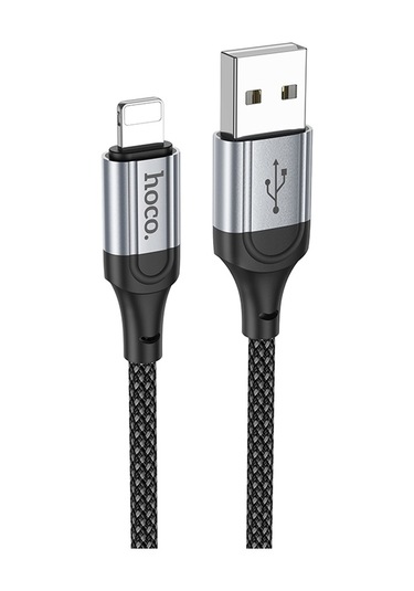 Hoco X102 Usb - 8 Pin Taze 2.4a Şarj Veri Kablosu, Uzunluk: 1m Siyah