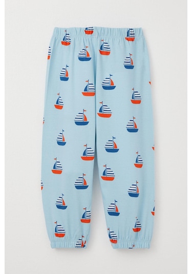 Breeze Erkek Çocuk Pijama Yelken Desenli 1-3 Yaş, Açık Mavi Açık Mavi
