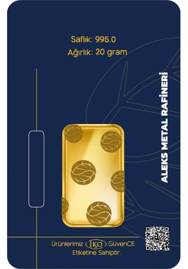 Agakulche 20 Gr 995 24 Ayar Amr Külçe Altın