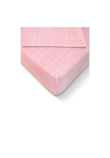 Alla Turca Ranforce 120x200 Cm Lastikli Çarşaf Seti - Toz Pembe