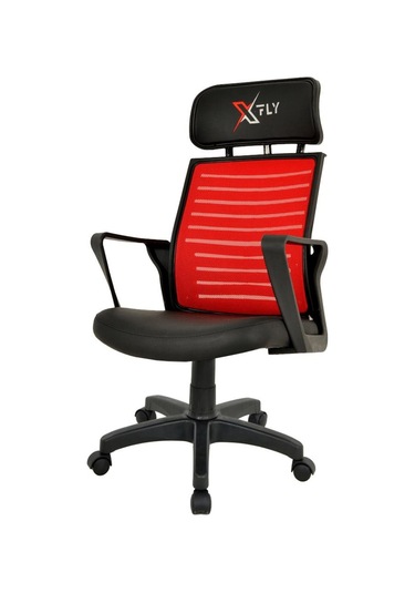 Xfly Plastik Ayaklı Oyuncu Koltuğu-Kırmızı File-2390C0545