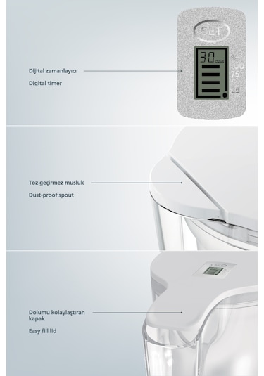 Philips AWP2937WHT/62 Su Arıtma Sürahisi Beyaz