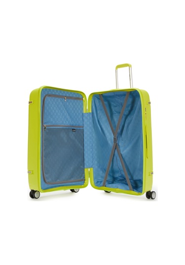 Pierre Cardin Büyük Boy %100 Polipropilen Valiz Yeşil 04pc7070