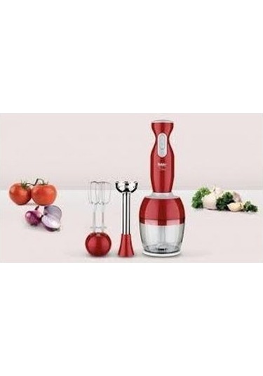 Fakir Tilia 1000 W Mikser & Blender Seti Kırmızı Outlet