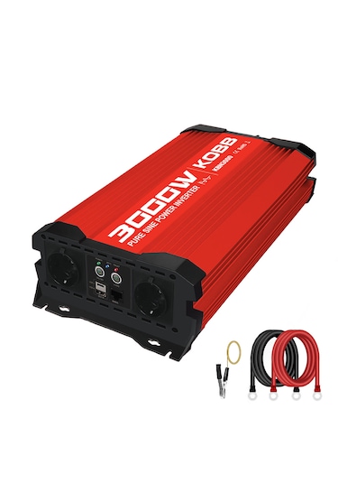 Kobb Kbn3000  12V-220V 3000Watt Tam Sinüs Dönüştürücü İnvertör