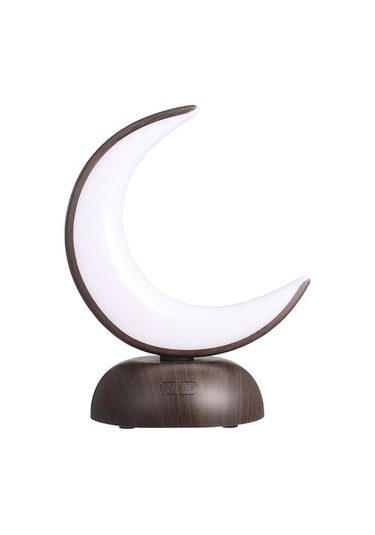 Ahşap Desenli Usb Şarjlı Aromaterapi Makinesi - İki Renkli Işık Ayarlamalı Sessiz Koku Dağıtıcı Gece Lambası - Çok Renkli