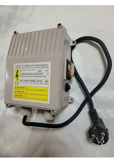 Dalgıç Derinkuyu Pompa Kontrol Koruma Panosu-2Hp-220V-Ekipman