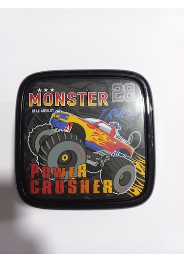 Beslenme Kabı Belenme Kutusu Siyah Renk 4 Bölmeli