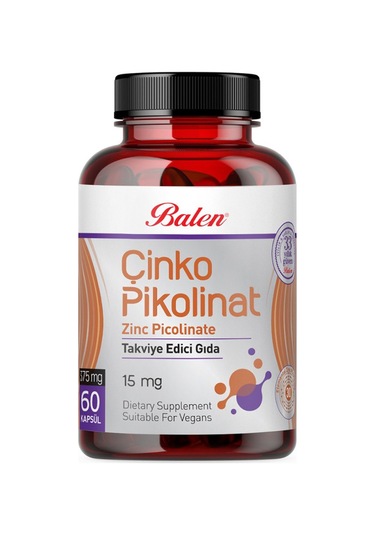 Balen Çinko Pikolinat Kapsül 375 Mg 60 Kapsül X 2 Adet