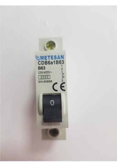 METESAN 1x63A B TİP 3KA SİGORTA 12 ADET