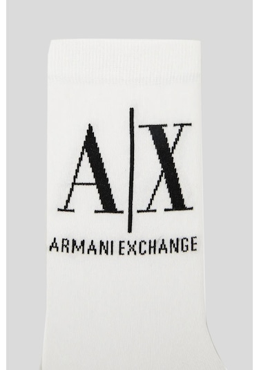 Armani Exchange Bayan Çorap 946020 Cc401 00010 Beyaz Beyaz