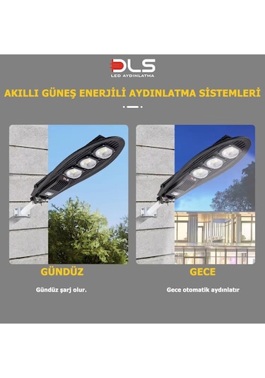 664-st400 Solar 400 Dls Güneş Enerjili Bahçe Çevre Lambası