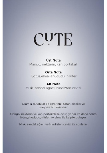 Carpex Cute 200 Ml. Classic Seri A1 Makine Koku Kartuşu Cute