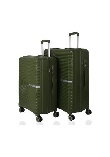 V374 Su Y.üretim Pp Valiz 75 Cm + 65 Cm S24sy1000078-set 0001 Haki