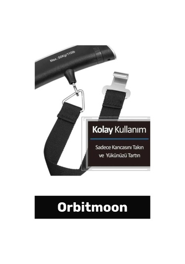 Özel Seri Dijital Lcd Ekran Bavul Ağırlık Çok Amaçlı Taşınabilir Bagaj El Tartısı Max 50 Kg Çok Renkli