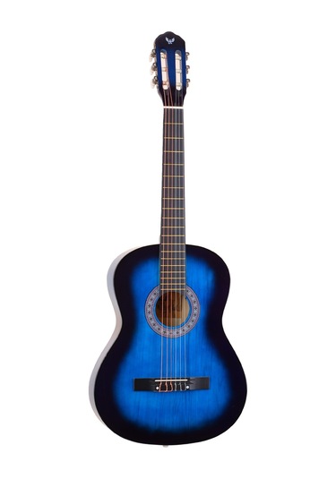 Angel Acg100-Bls 4/4 Mavi Klasik Gitar