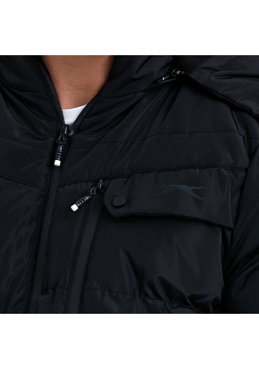 Slazenger GAJA Erkek Mont &amp; Kaban Siyah