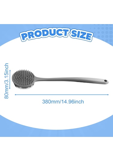 Homyl 2 Köpük Topu Ile Duş Fırçası Hafif Banyo Aksesuarları Vücut