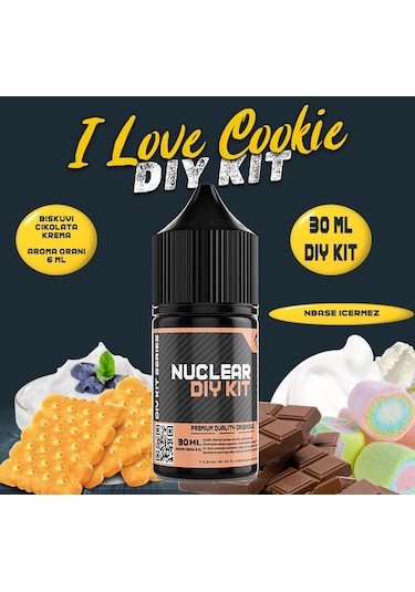 Nuclear 30 ML Dıy Kit I Love Cookie Gıda Aroması ( 6 ML Aroma İçerir )