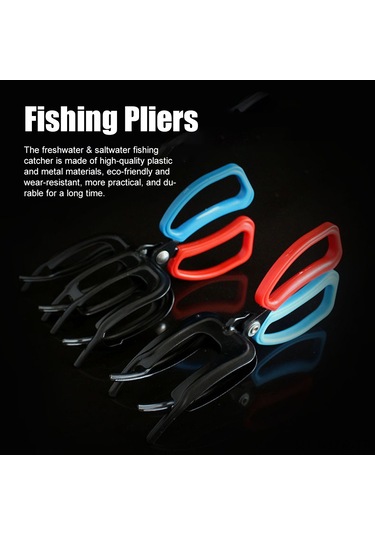 Geeroyoo Üç Dişli Balık Tutma Pensli Metal Balık Yakalama Aleti, Pratik Ve Dayanıklı Balıkçılık Ekipmanı