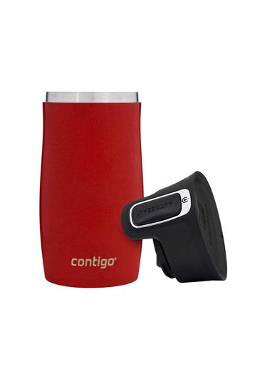 Contigo Westloop Mini Vakumlu Termos Matara Tek El Bas İç 300ml 2203554 Kırmızı