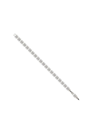 Merano Design 4mm Baget Su Yolu Gümüş Bileklik Çok Renkli