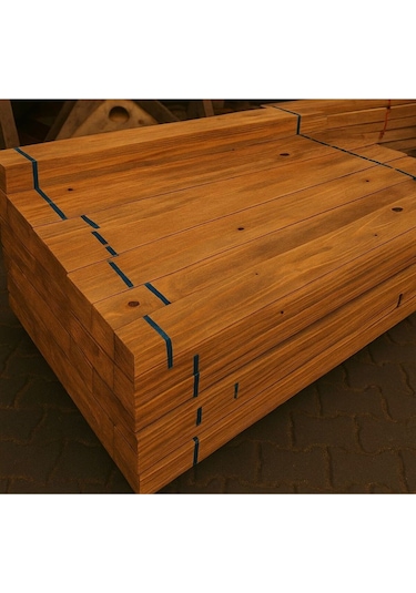 1,8x8x100 Cm Silinmiş Tahta 10 Adet Emprenyeli