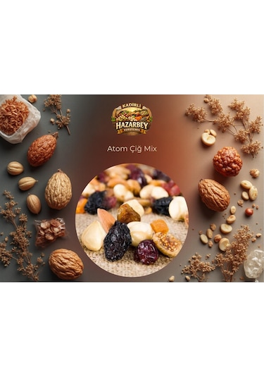 Kadirlihazarbey Atom Çiğ Karışık Kuruyemiş 100 G
