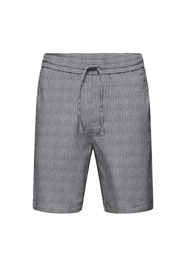 Only & Sons Onslinus Life 0006 Linen Mix Short Erkek Şort-26444 - S Gri