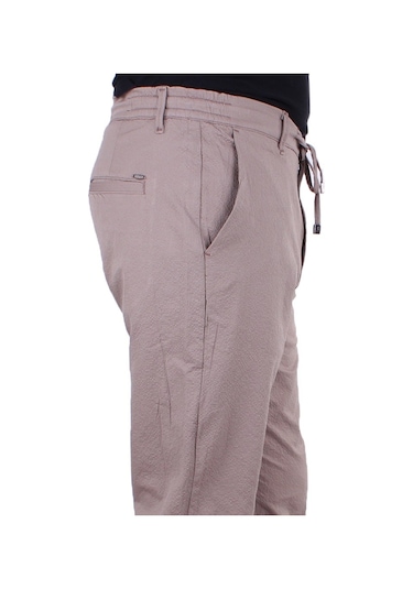 Twister Crespo 794 Vizon Normal Bel Dar Paça Erkek Kanvas Pantolon VİZON