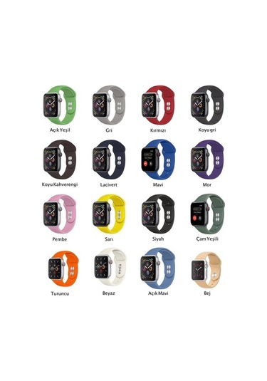 iOS Uyumlu Watch Seri 7 41-45Mm Kordon Spor Kayış