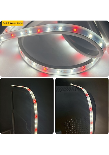 Suofeng Bitkisel Büyüme Led Işığı: Kırmızı Islak Işık, 4 Aydınlatma Seviyesi, 24 Saatli Akıllı Zamanlama 3/9/12s , Usb Plug & Play, Kolay Kurulum 50cm, 2 Şerit Gösterildiği Gibi