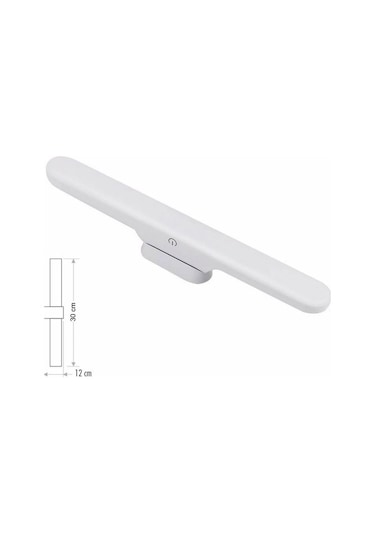 Hitit 3w Şarjlı Led Aplik Dokunmatik 3 Renk Modlu Beyaz 3 Işık