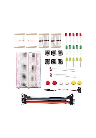 Diyotlab Elektronik Başlangıç Seti Arduino Starter Kit Breadboard Led