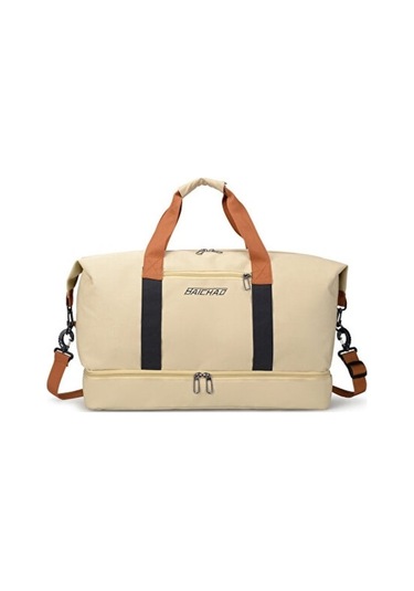 Novahub Unisex Mavi Önü Cepli Uzun Askılı Seyahat Fitnes Ve Spor Çantası Büyük Boy Fermuar Suya Dayanıklı Açık Kahverengi 603096 Siyah - Siyah Siyah - Siyah