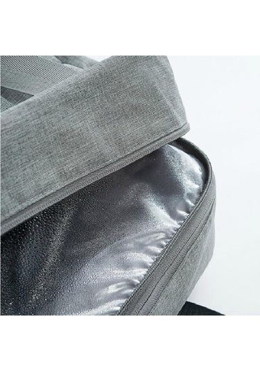 Su Geçirmez Büyük Kapasiteli Çift Katmanlı Plaj Çantası Taşınabilir Spor Çantaları Küp Çantalar Seyahat Çantaları Portakal Tozu Turuncu