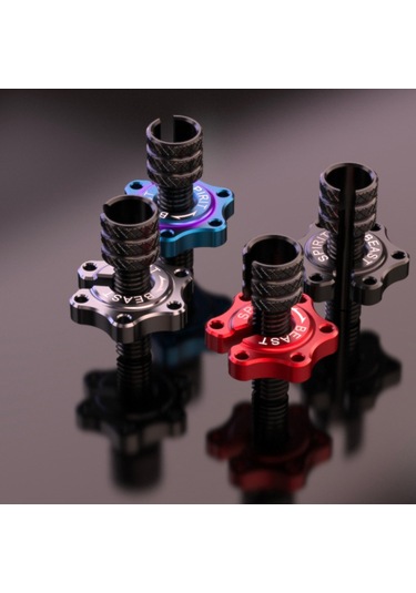 Bir Kırmızı Ve Bir Siyah M8 Debriyaj Hattı Ayar Vidası L2, Üniversal